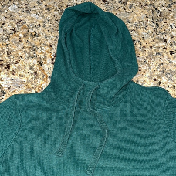 Teal Hooded Lightweight Sweatshirt - Picture 7 of 9